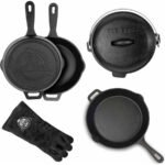 Pit Boss 6-teiliges Gusseisen-Kochzubehör-Set für den Grill