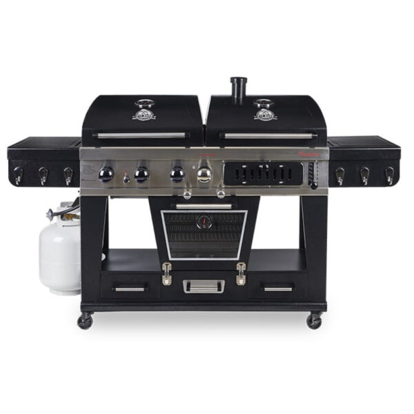 Pit Boss MEMPHIS ULTIMATE Kombigrill Gas, Holzkohle und Elektro-Smoker