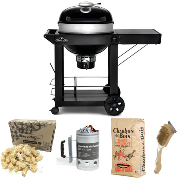 Napoleon Kettle Pro Cart 57 Starter-Set + Zubehör