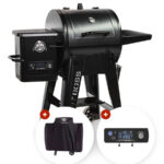 Vorteilspaket: Pit Boss Navigator 550 Pelletgrill + Abdeckhaube + WLAN-Controller