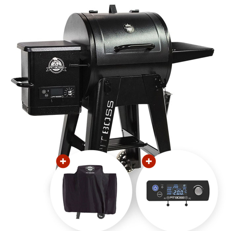 pit-boss-550-dotations.jpg Vorteilspaket: Pit Boss Navigator 550 Pelletgrill + Abdeckhaube + WLAN-Controller - Bild 1