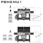 Pit Boss MEMPHIS ULTIMATE Kombigrill Gas, Holzkohle und elektrischer Smoker – Image 2