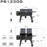 Pit Boss Navigator 1230 Kombi-Grill Pellet & Gas – Image 2