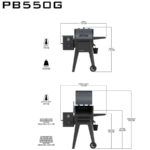 Vorteilspaket: Pit Boss Navigator 550 Pelletgrill + Abdeckhaube + WLAN-Controller - Bild 4