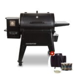 Pit Boss Navigator 850 Grill-Paket + Abdeckhaube + 3 Säcke Pellets + Pizzastein